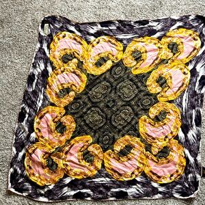 Versace 100% SILK scarf, neck tie/purse tie Designer Accessories LUXURY SILK